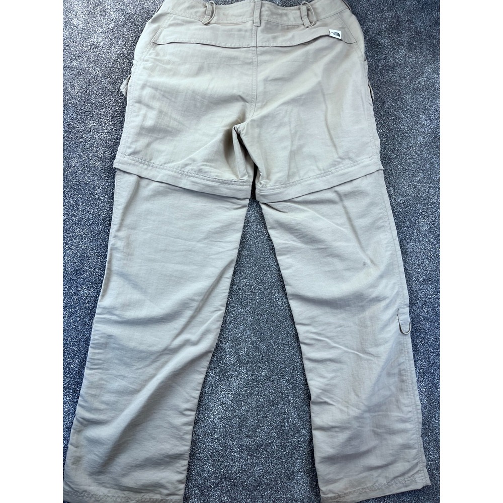 The North‎ Face Pants Women 6 Convertible Nylon Blend Hiking Zip Off Short Beige - Picture 14 of 14